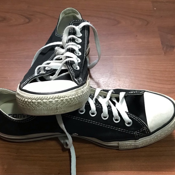 Converse Black and White Sneakers - Picture 4 of 13